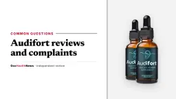 Audifort reviews and complaints: a two-bottle Audifort dropper package on a light grey panel