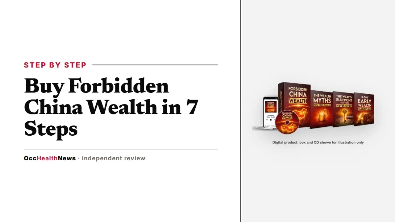 Buy Forbidden China Wealth: seller's mockup with its three bonus guides, a digital product