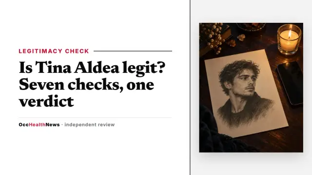 Is Tina Aldea legit: pencil-style sketch illustration on a desk