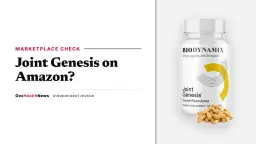 Joint Genesis Amazon question: a Joint Genesis bottle by BioDynamix with capsules on a light grey panel