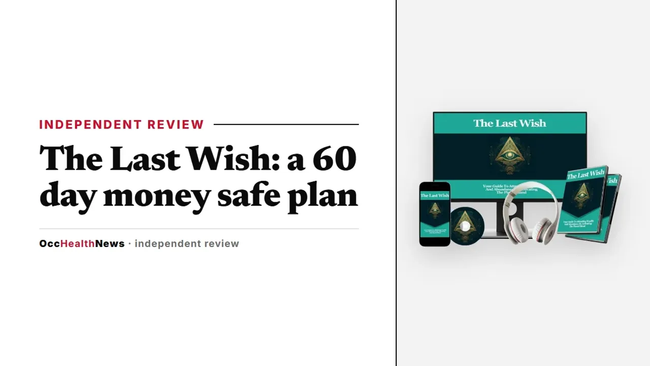 Last Wish program: the seller's product mockup of The Last Wish on our editorial layout, labelled independent review