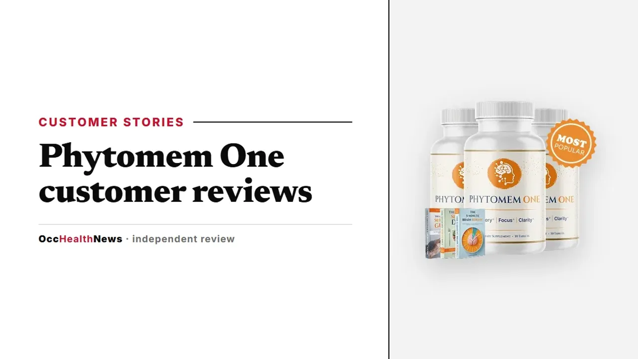 Phytomem One customer reviews: a three-bottle Phytomem One bundle with the Most popular tag on a clean grey panel