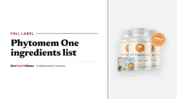 Phytomem One ingredients list guide: a three-bottle Phytomem One bundle with the label panel visible on a grey background