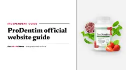 ProDentim official website guide: a ProDentim bottle with the Advanced Oral Probiotics label on a plain grey panel