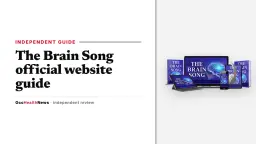 The Brain Song official website guide: The Brain Song audio on a phone with headphones in the seller's mockup