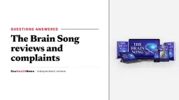The Brain Song reviews and complaints guide with The Brain Song audio on a phone and headphones