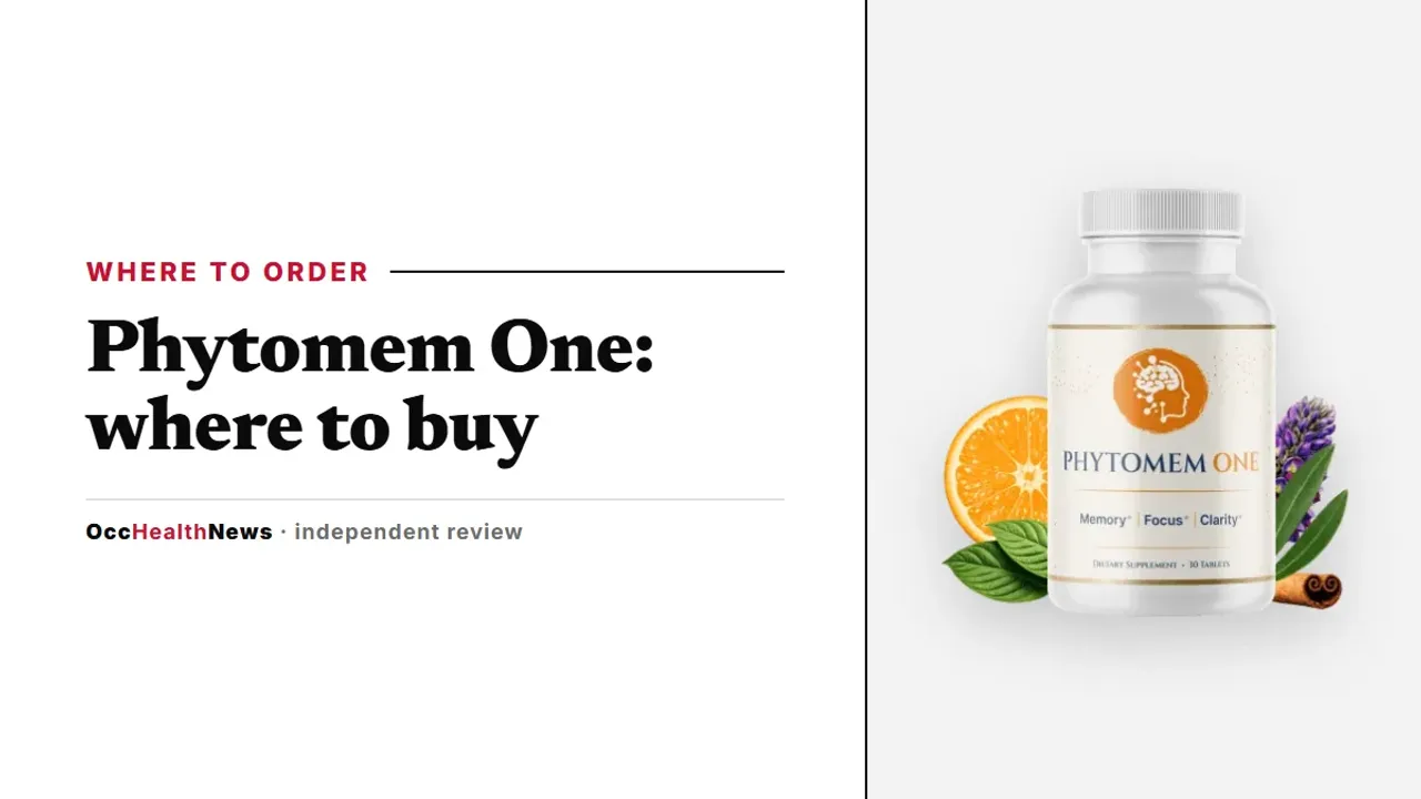 Where to buy Phytomem One: a single Phytomem One bottle on a light panel with the Memory, Focus, Clarity label visible