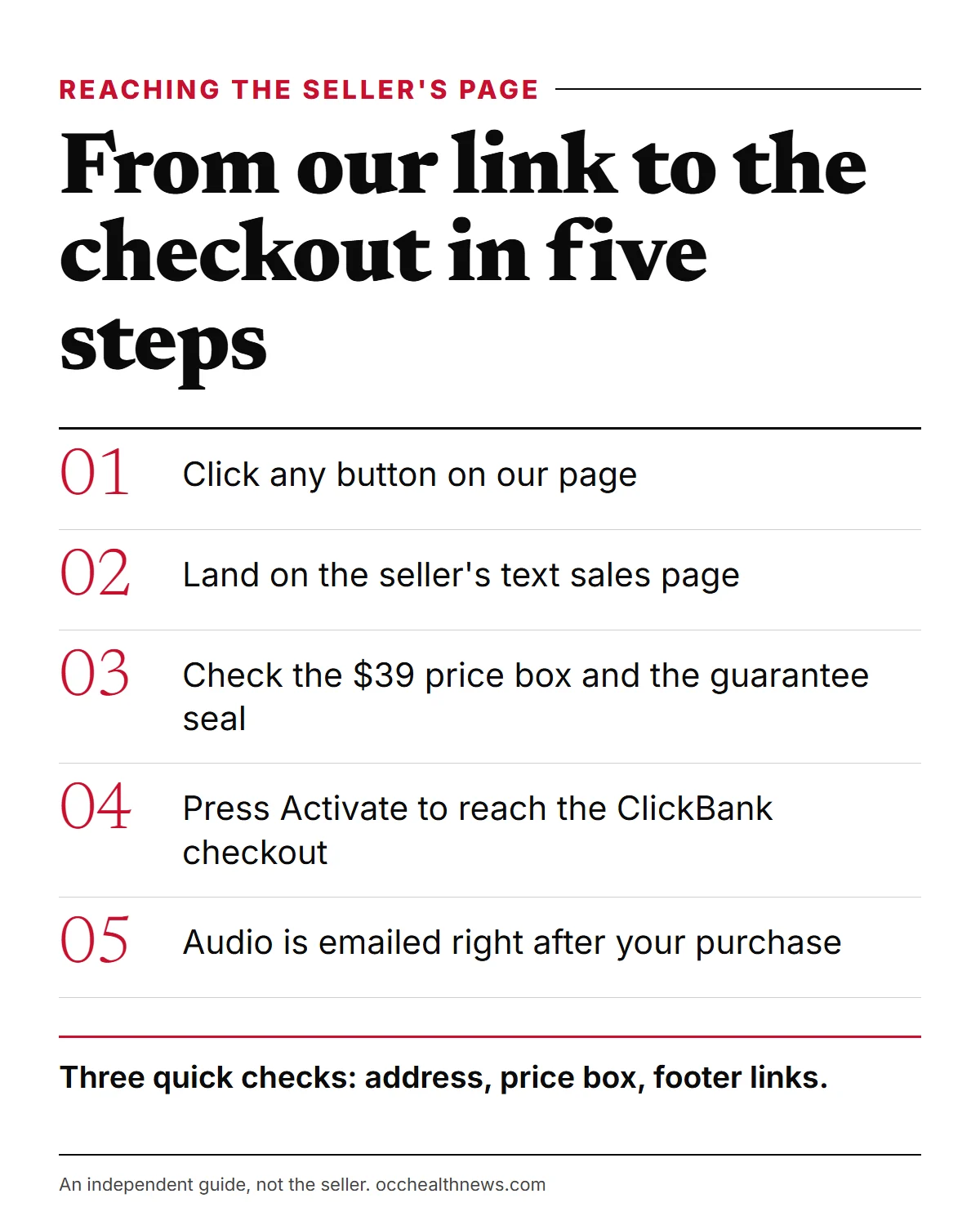 Billionaire Brain Wave official site: the safe route from our link to the seller's page and three quick checks
