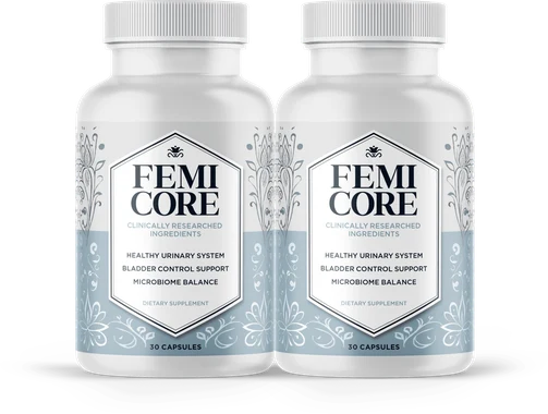 FemiCore 2-bottle package, as pictured by the seller