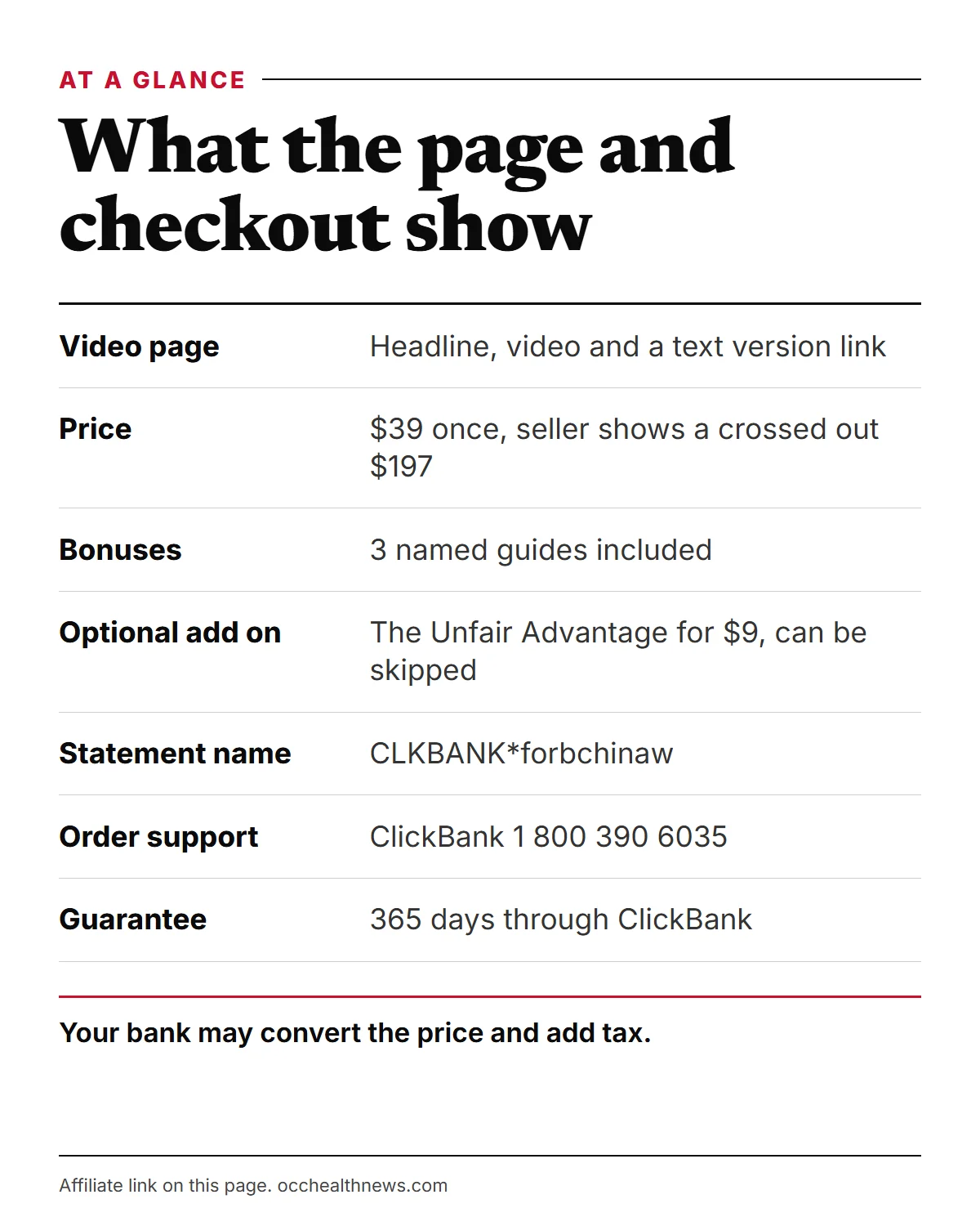 Forbidden China Wealth official website facts: what the page and checkout show at a glance