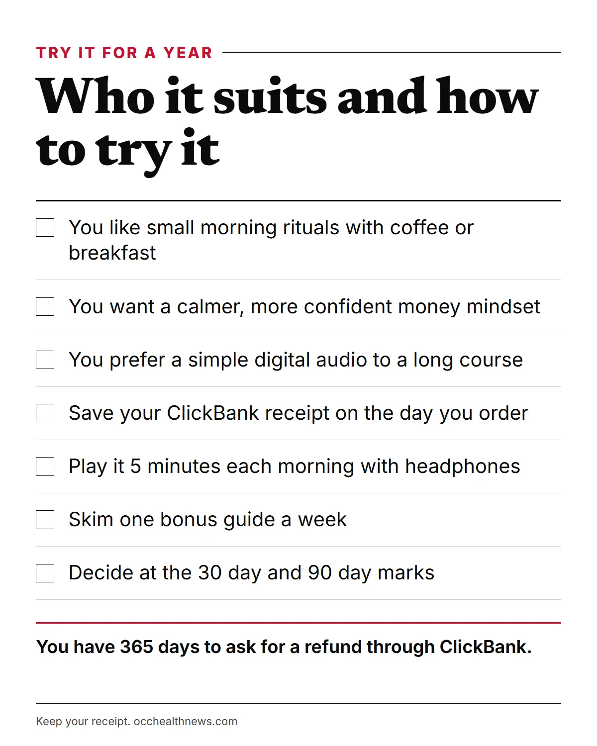 Forbidden China Wealth review checklist: who the 5-minute audio suits and how to try it