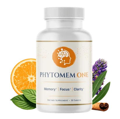 Phytomem One bottle with orange slice, lavender and cinnamon, as pictured by the seller