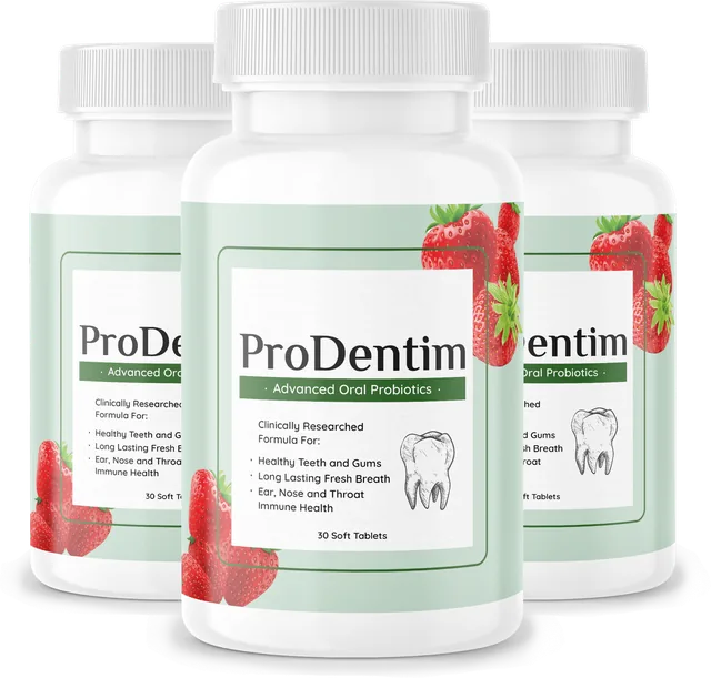 ProDentim 3-bottle package, as pictured by the seller