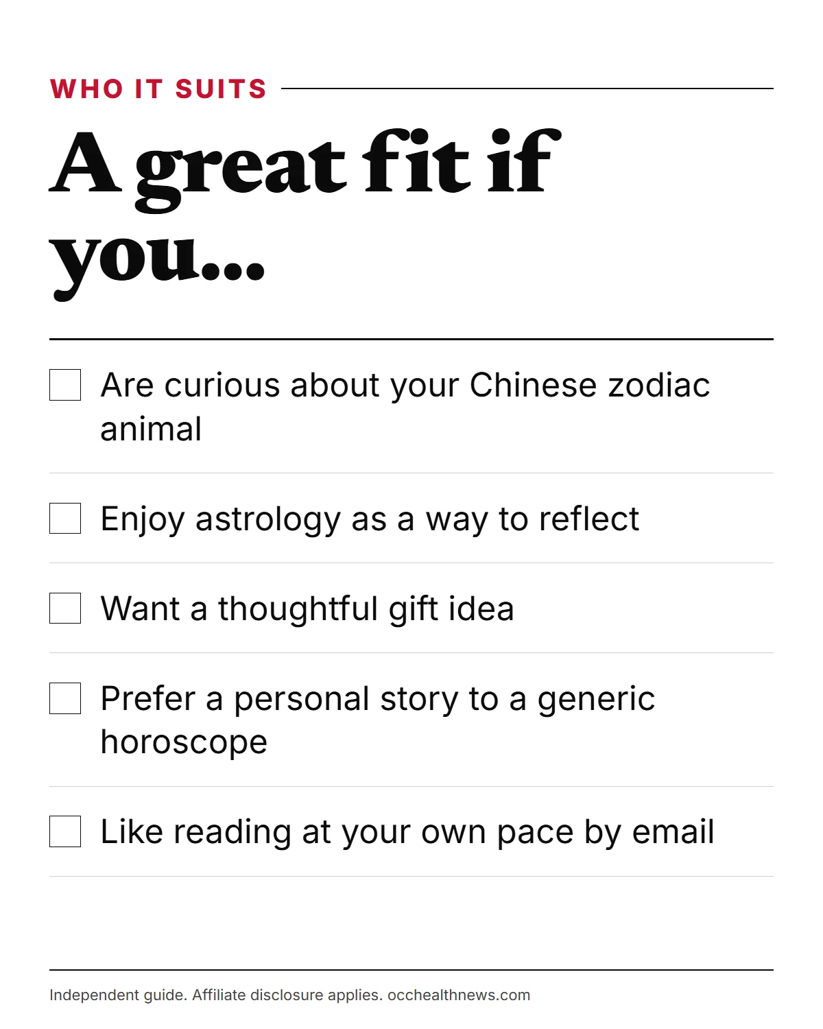 Eastern Astrology Language Reading review checklist: who the reading suits best